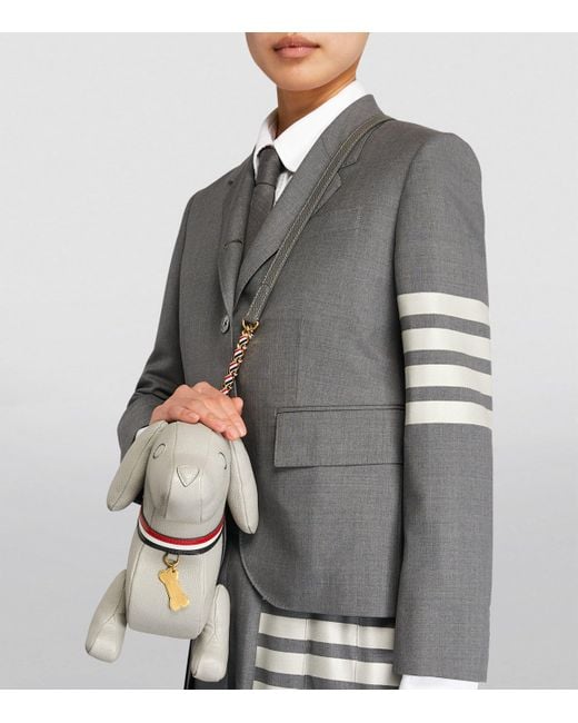 Thom Browne White Mini Hector Cross-Body Bag