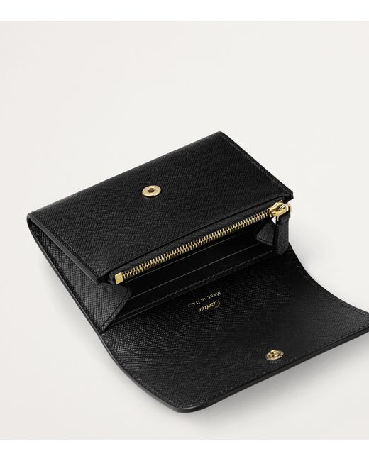 Cartier Black Mini Leather C De Wallet