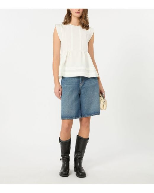 Weekend by Maxmara Blue Denim Shorts