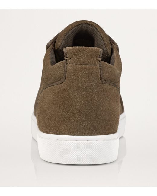 Christian Louboutin Brown Rantulow Orlato Leather Low-Top Sneakers for men