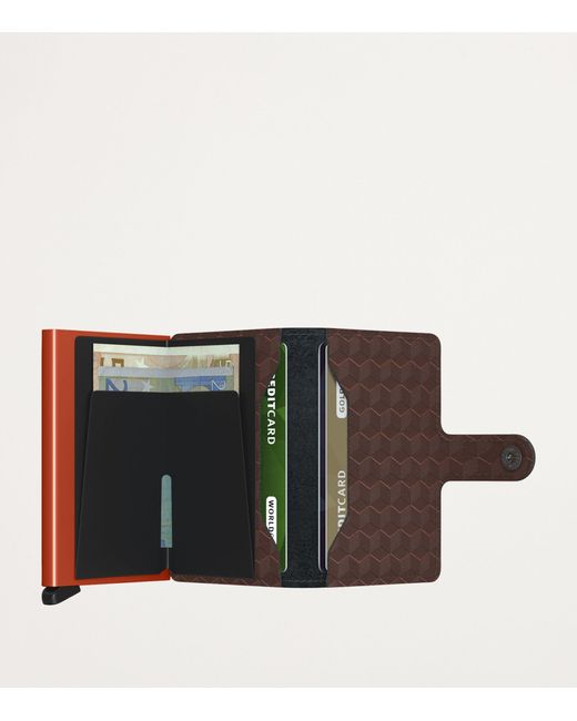 Secrid Brown Leather Slim Wallet