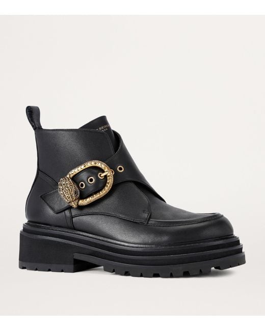 Kurt geiger black suede boots deals