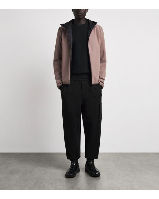 Moncler Black Cotton Textured Knit Sweater for men