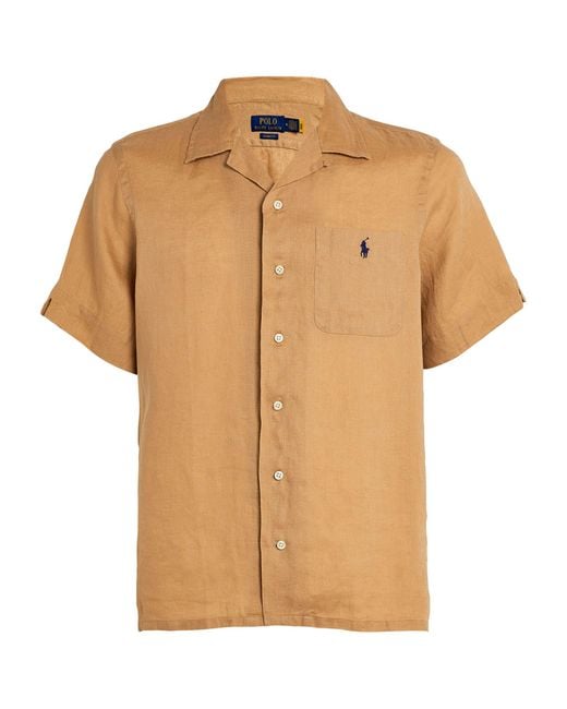 Polo Ralph Lauren Natural Linen Clady Polo Shirt for men