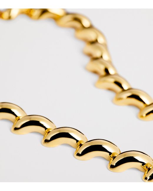 LIE STUDIO Metallic Plated Edith Necklace