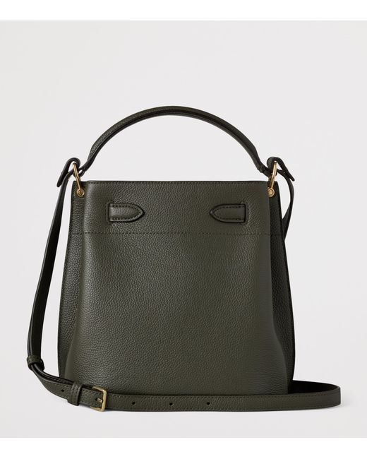 Mulberry Black Leather Islington Bucket Bag
