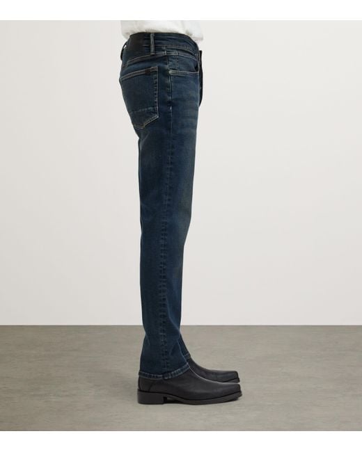 AllSaints Blue Sid Slim Jeans for men