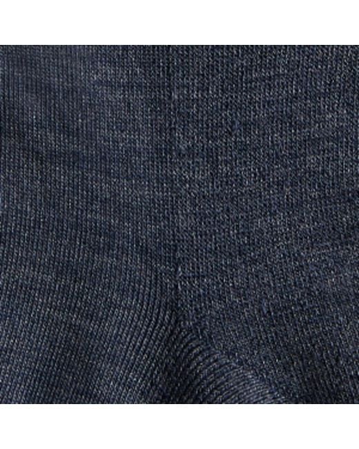 Falke Blue Climawool Ankle Socks