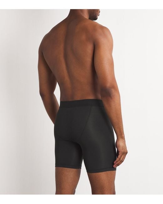 Skims Gray Stretch-Cotton Boxers for men