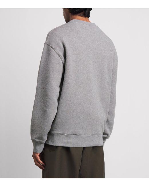 J.W. Anderson Gray Cotton Ribbon Anchor Sweatshirt for men