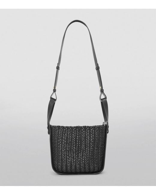 Loewe Black Leather Hammock Top-Handle Bag