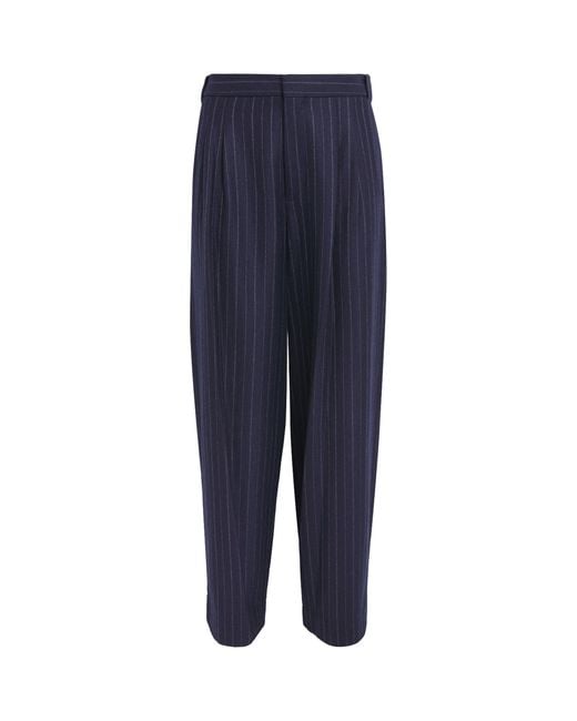 Rag & Bone Blue Wool-Blend Lawrence Trousers