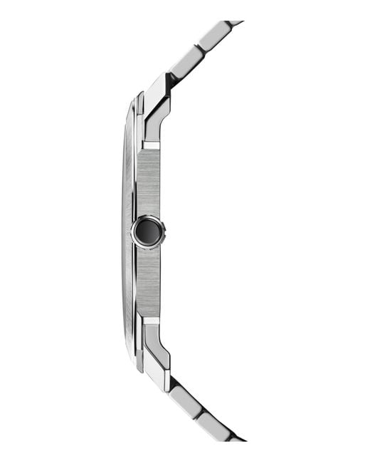 BVLGARI Gray Steel Octo Finissimo Automatic Watch for men