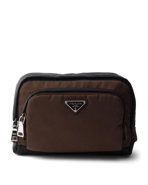 Prada Black Re-Nylon Pouch for men