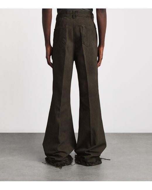 Rick Owens Black Bolan Bootcut Jeans for men
