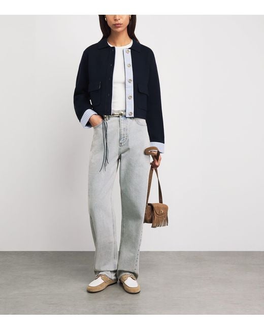 Sandro Gray Barrel Jeans