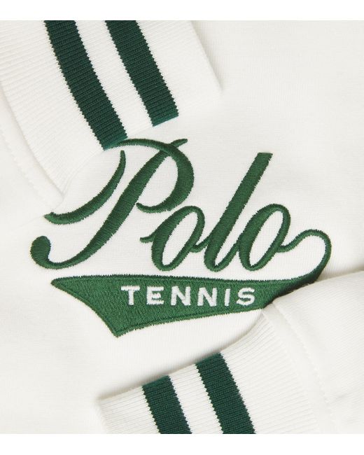 Polo Ralph Lauren White X Wimbledon Varsity Sweatshirt