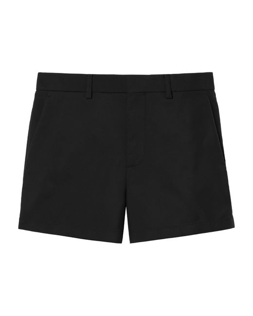 Gucci Black Technical Gabardine Shorts
