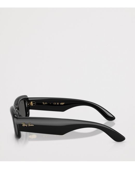 Ray-Ban Black Kiliane Puffer Rectangle Sunglasses