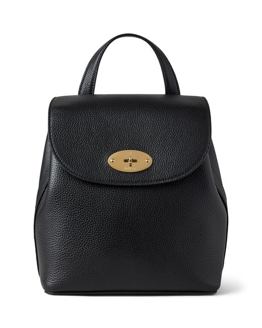 Mulberry Black Mini Leather Bayswater Backpack