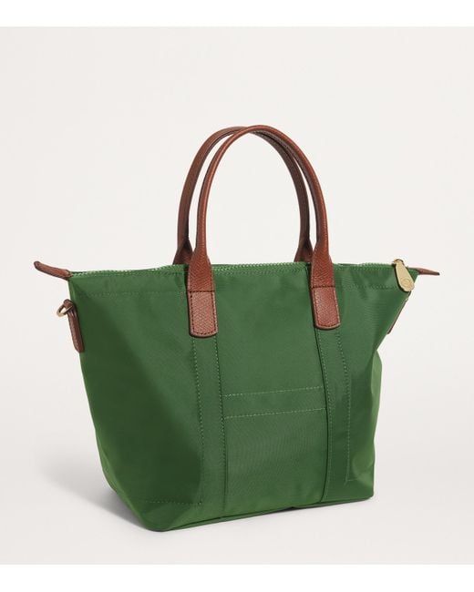 Harrods Green Grab Nylon Tote Bag