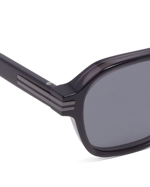 Zegna Black Acetate Aurora Ii Sunglasses for men