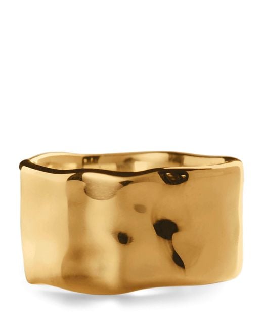 Monica Vinader Natural Vermeil Siren Me Bold Ring