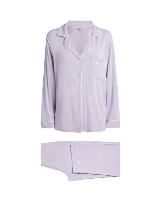 Eberjey Purple Modal Gisele Pyjama Set