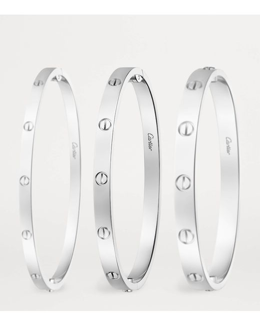 Cartier White Love Medium Bracelet