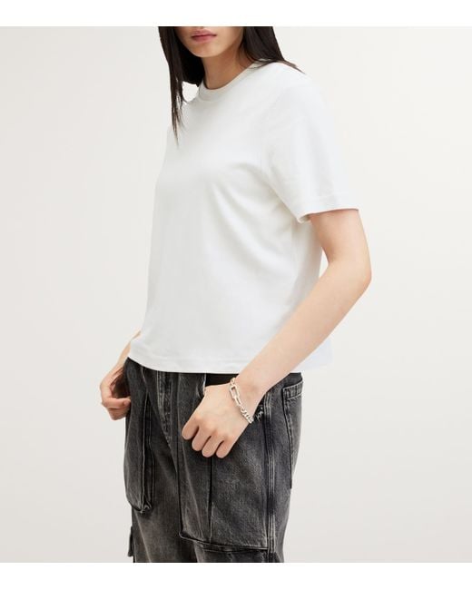 AllSaints White Organic Cotton Lisa T-Shirt
