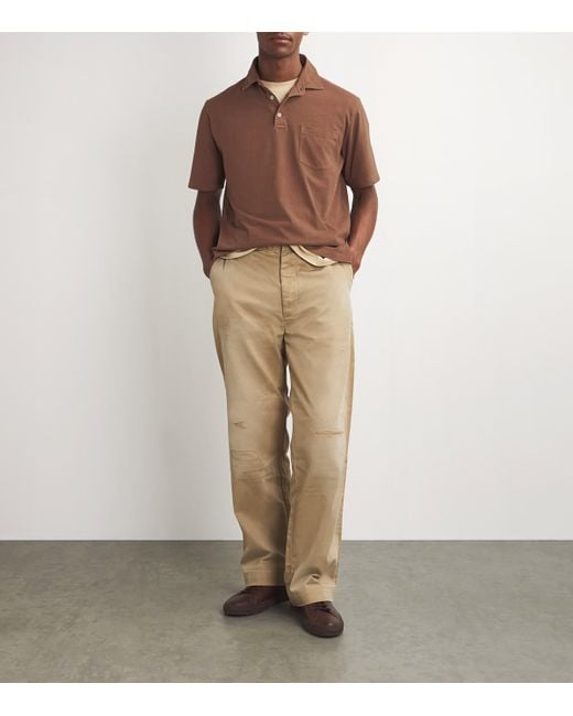 Mens brown ralph lauren polo shirt 2025