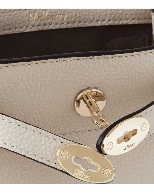Mulberry Metallic Mini Leather Islington Bucket Bag