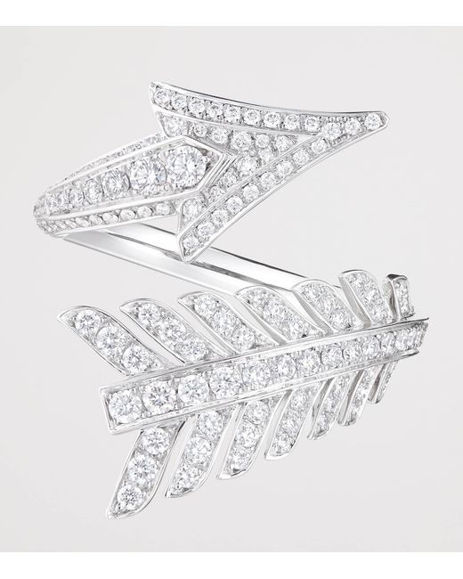 Boucheron White And Diamond Nature Triomphante Flèche Ring