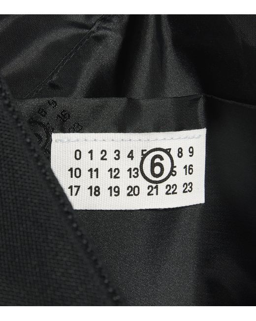 MM6 by Maison Margiela Black Small Japanese Tote Bag for men