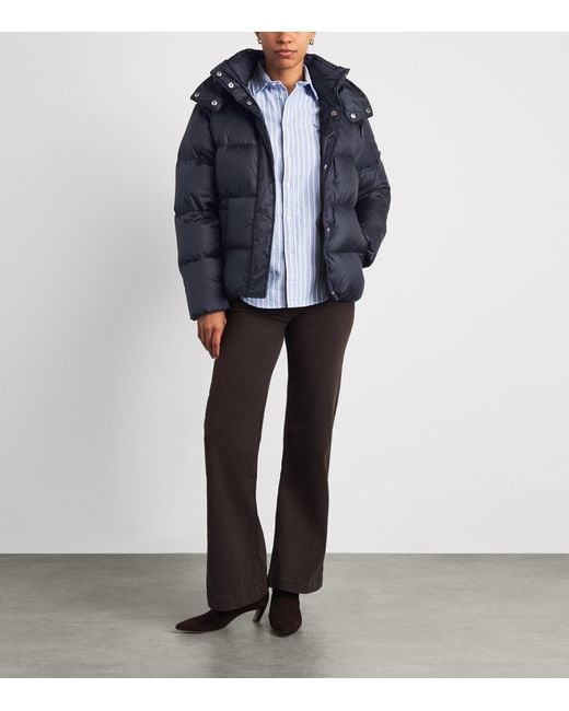 Polo Ralph Lauren Blue Padded Puffer Jacket for men