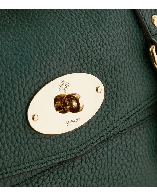 Mulberry Green Leather Alexa Cross-Body Bag
