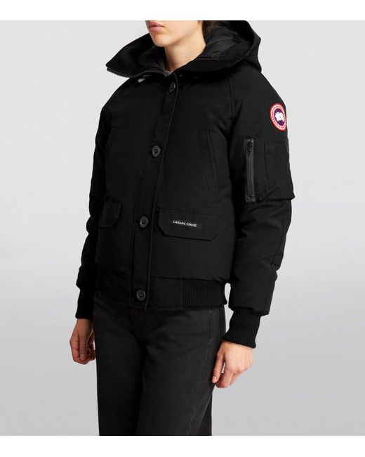 Canada Goose Black Chilliwack Puffer Bomber Jacket