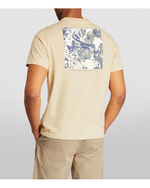 Barbour Natural Floral Graphic T-shirt for men
