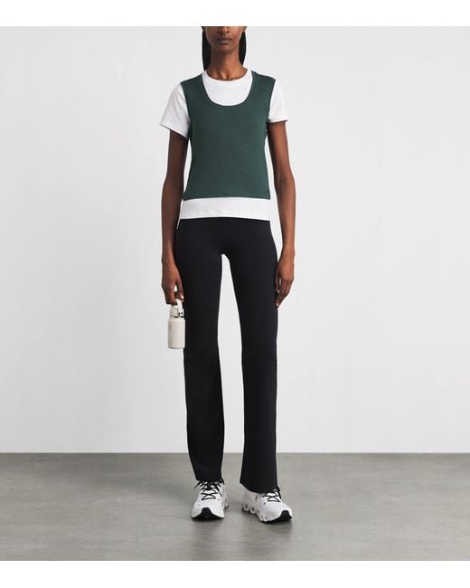 vuori Green Scoop-Neck Halo Essential Tank Top