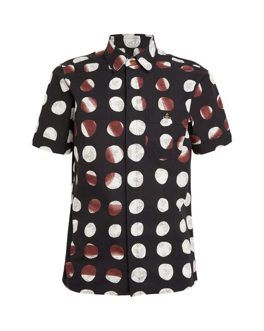 Vivienne Westwood Black Short-sleeve Ghost Shirt for men