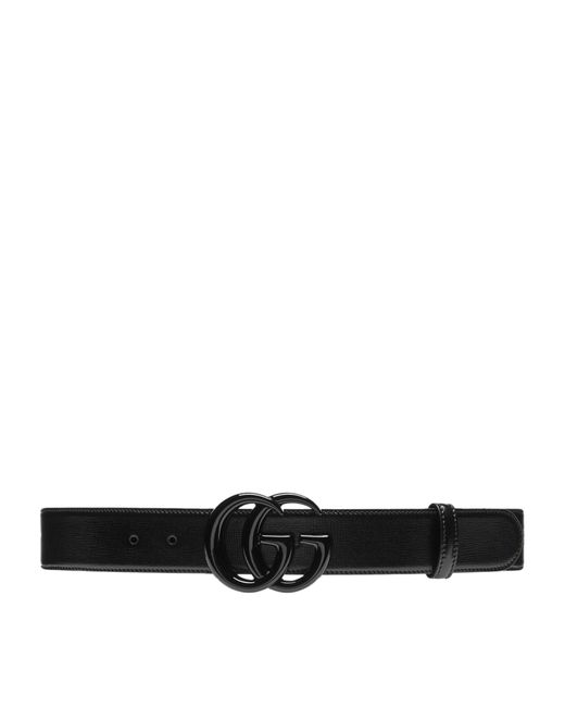 Gucci Black Double G Marmont Belt