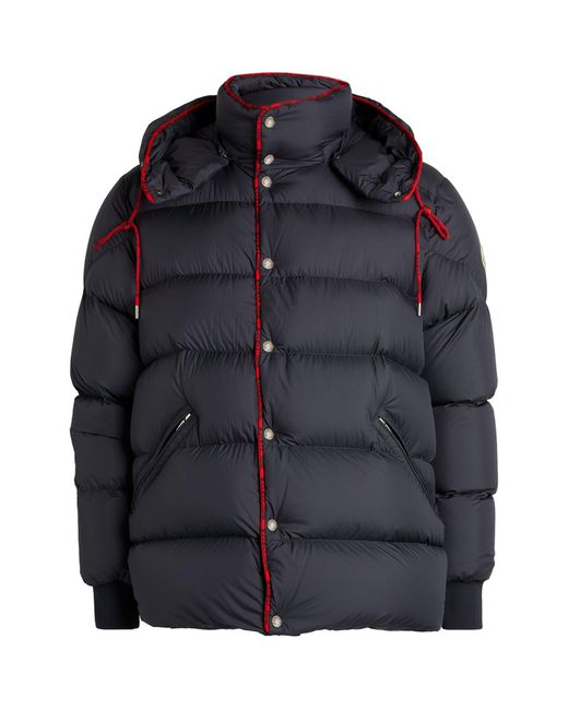 Moncler Synthetic Amarante Puffer Jacket in Blue for Men | Lyst