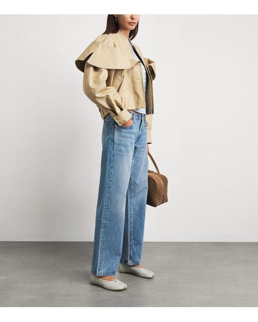 FRAME Blue The Saturday Straight Jeans