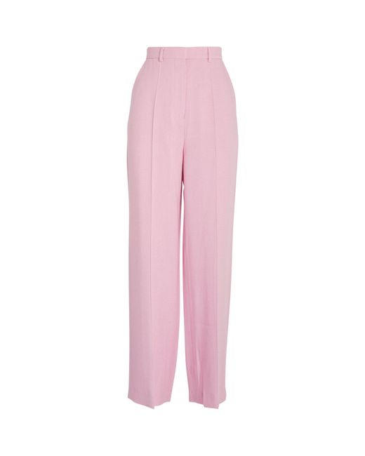 Nanushka Pink Zoelle Tailored Trousers