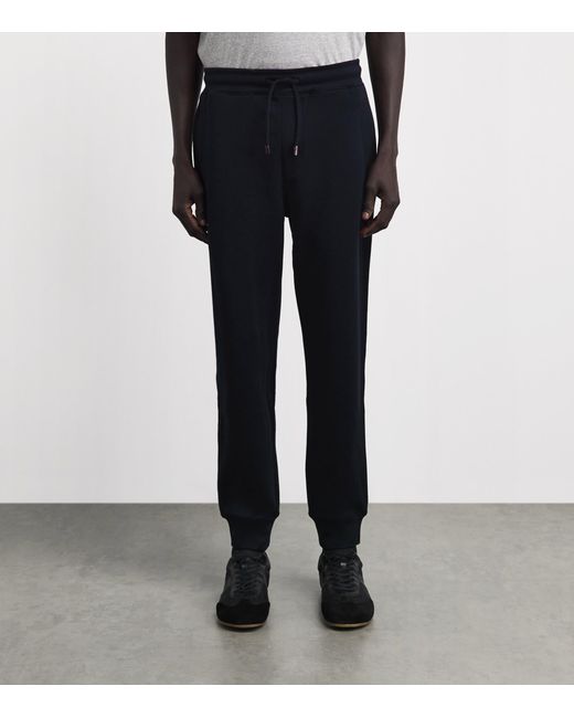 Isaia Blue Drawstring Sweatpants for men