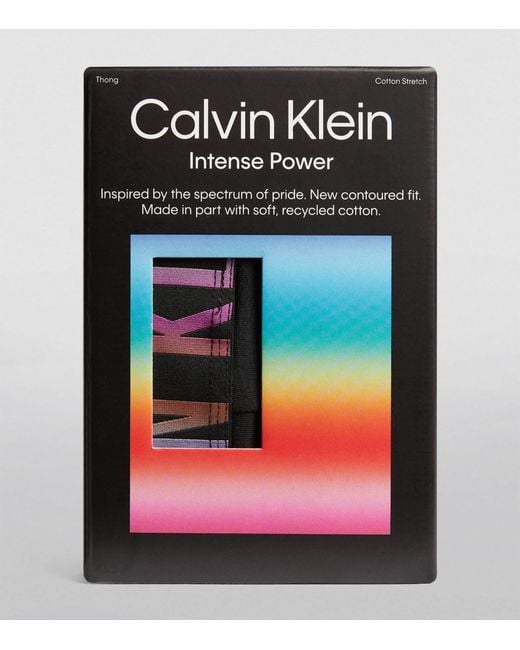 Calvin Klein Black Intense Power Thong for men