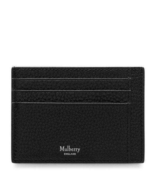 Mulberry Black Grained Leather Card Holder