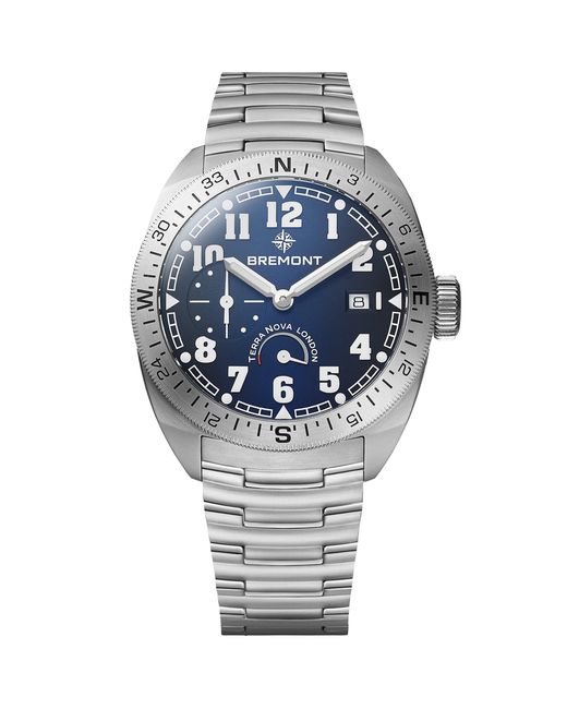 Bremont Gray Stainless Steel Terra Nova Watch for men