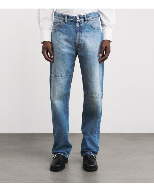 MM6 by Maison Margiela Blue Tapered Jeans for men