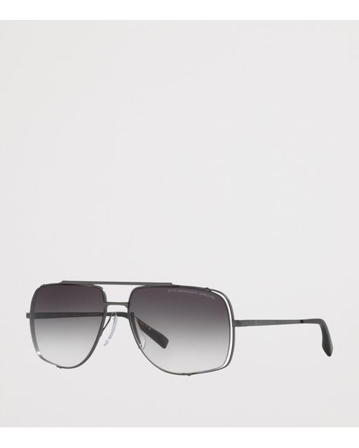 Dita Eyewear Gray Midnight Special Square Sunglasses
